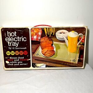 Vintage HOT ELECTRIC TRAY, Entertain with fun Design